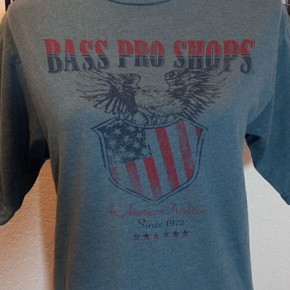 Bass Pro Shops Apparel- "An American Tradition" T Shirt Mens S - Picture 2 of 6